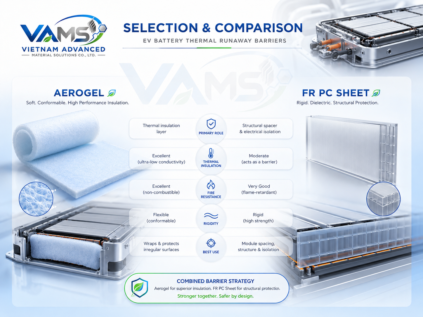 Aerogel vs PC sheet selection and comparison